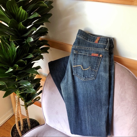 7 for all mankind bootcut jeans - Picture 2 of 6